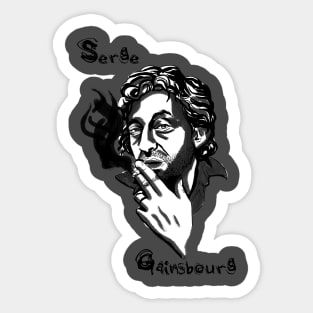 Serge Gainsbourg Sticker